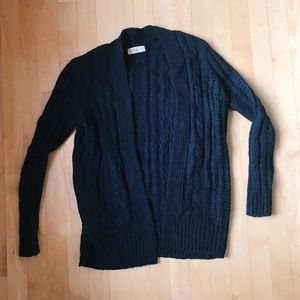 Blue hollister knit cardigan